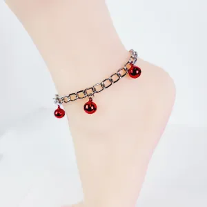 Bell Anklet Adjustable. Ankle Bracelet with Bells. BDSM, Kink, Fetish, Submissive, Slave