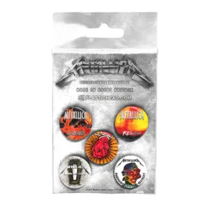 Button Badge Set - Metallica - Albums 1996-2016