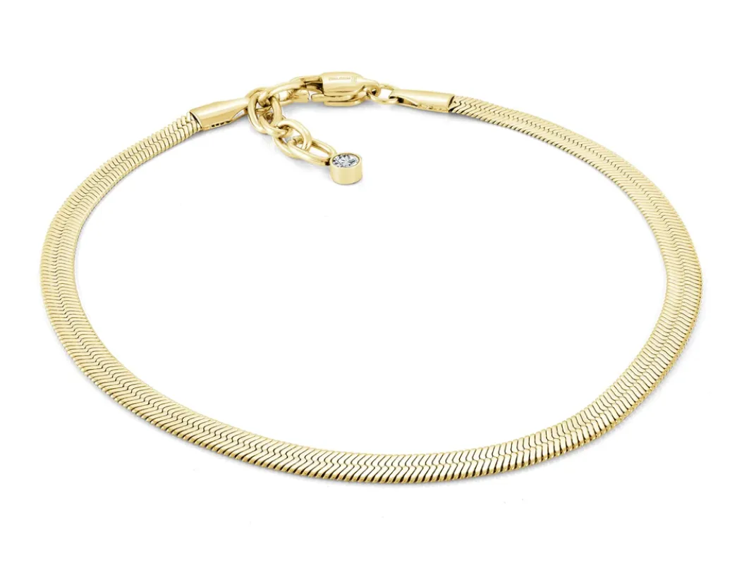 Italgem 4 mm Herringbone Anklet