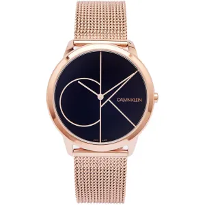 NEW Calvin Klein Minimal PVD Unisex Watches - Rose K3M21621