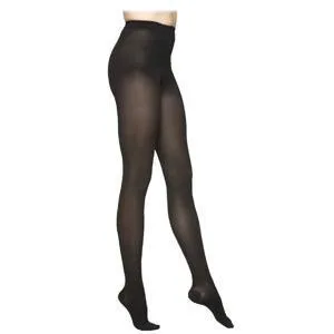 Select Comfort Pantyhose Plus, 20-30, Small, Long, Closed, Black